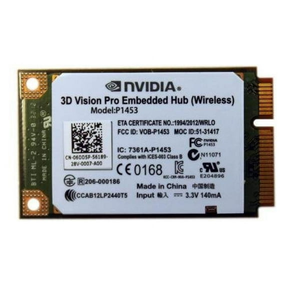 Dell Nvidia 3D Vision Pro Embedded Hub Wireless Model P1453 6DD5P