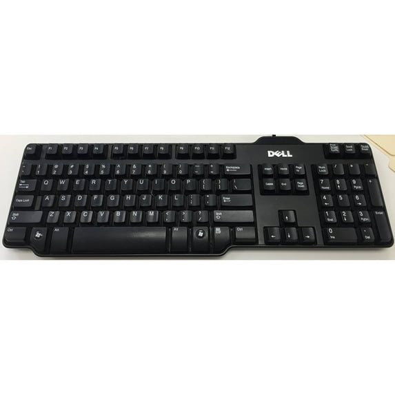 Pre-Owned Dell OEM Genuine USB 104-key Black Wired Keyboard (RH659 L100 SK-8115)
