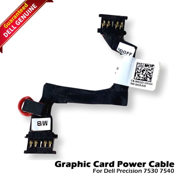 Dell OEM Precision 7530 7540 DGFF Graphics Card Power Cable Only MX2D7 (New)