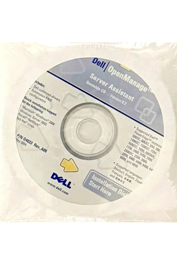 Dell Open Manage Poweredge Server Assistant Omsa 8.2 Discs Sealed