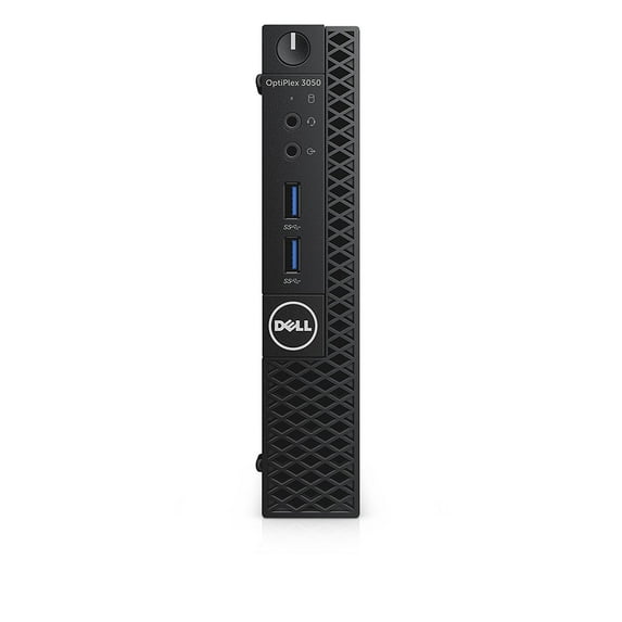 Dell OptiPlex 3000 3050 Desktop Computer, Intel Core i5 7th Gen i5-7500T 2.70 GHz, 4 GB RAM DDR4 SDRAM, 500 GB HDD, Micro PC