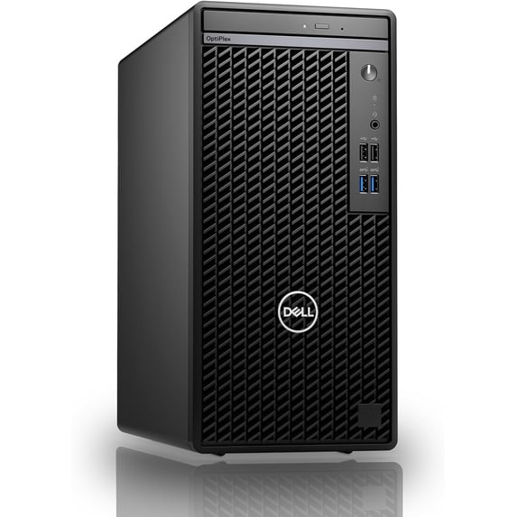 Dell OptiPlex 3000 Tower Business Desktop, Intel Core i5-12500 Processor, 64GB DDR4 RAM, 4TB PCIe SSD + 4TB HDD, Integrated Intel UHD Graphics 770, WiFi Adapter, Windows 11 Pro, Black