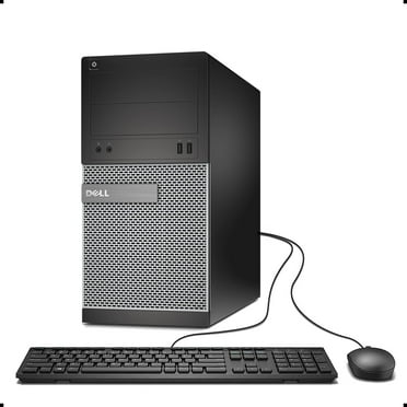 Pre-Owned "Dell OptiPlex 3010 MTW PC, INTEL CORE I3-3220 3.3GHZ, 8G DDR3, 256G SSD, VGA, DP, DVD, BT, WIFI, Windows 10 Pro 64 Bit