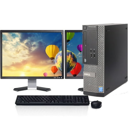 Dell OptiPlex 3020 Desktop Computer PC, 3.20 GHz Intel i5 Quad Core , 16GB DDR3 RAM, 3TB HDD, Windows 10 Pro 64-Bit, Wi-Fi with 22" LCD Monitor