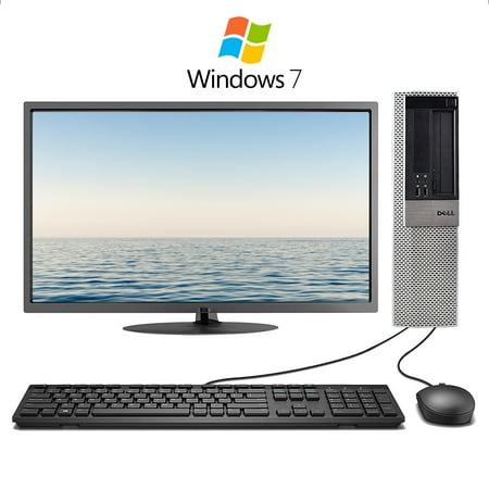Dell OptiPlex 3020 Desktop Computer Tower i5 Dual Core 3.40 Ghz Computer PC 16GB DDR3 RAM 3TB Hard Drive Wifi DVDRW Windows 10 Pro 64 Bit ( Desktop PC) with 17" LCD Monitor