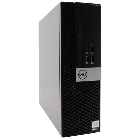 Restored Dell OptiPlex 3040 Desktop Tower Computer, Intel Core i5, 8GB RAM, 500GB HD, DVD-ROM, Windows 10 Pro, Black