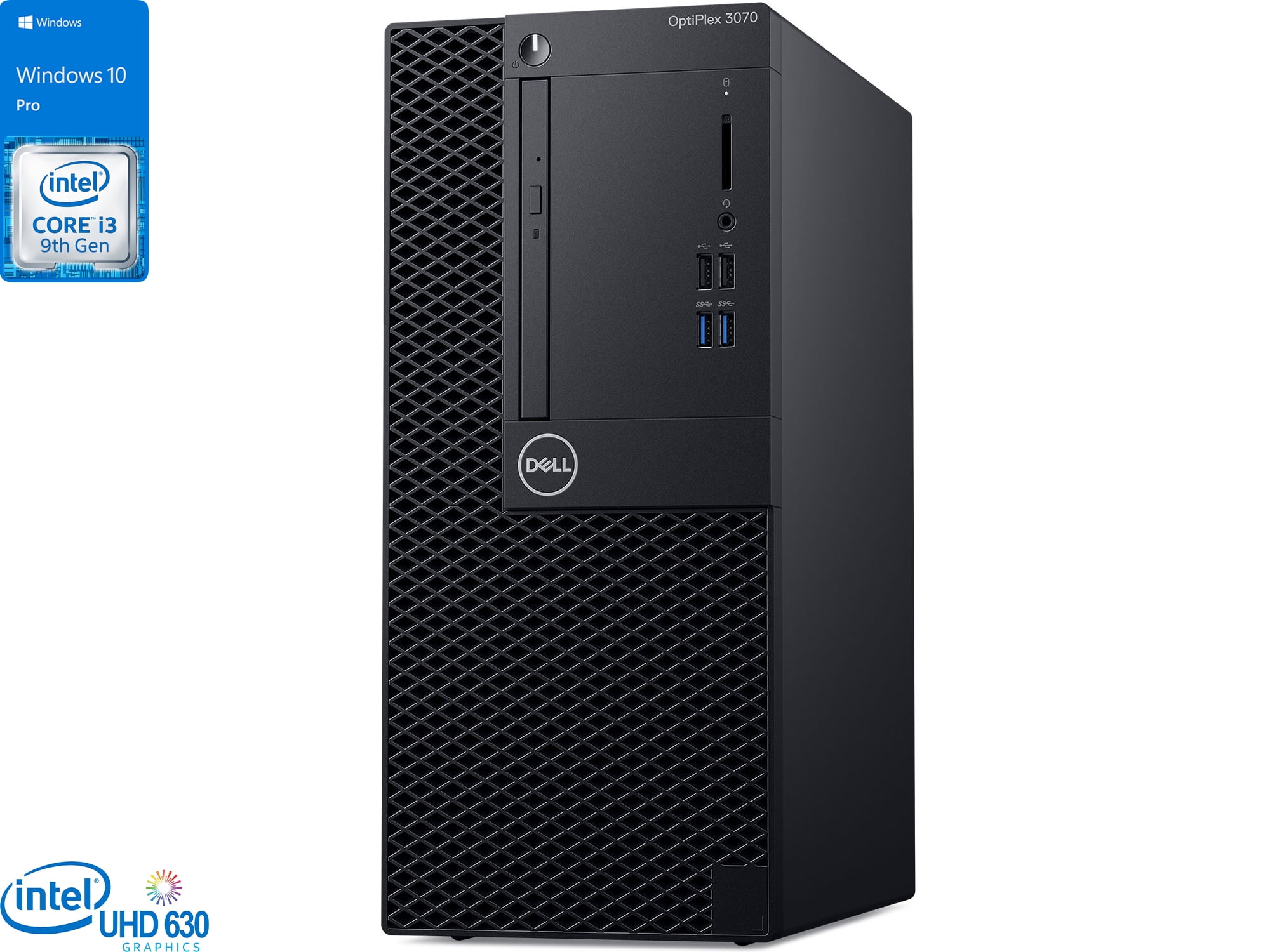 DELL OptiPlex 3070 Core i3-9100 8GB ❾ Dell OptiPlex 3070 Desktop, Intel Core i3-9100 Upto 4.2GHz, 8GB