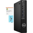 thumbnail image 1 of Dell OptiPlex 3080 Home/Business Mini Desktop (Intel i5-10500T 6-Core, Intel UHD 630, 8GB RAM, 128GB PCIe SSD + 1TB HDD (2.5), Win 11 Pro) with Microsoft 365 Personal , Dockztorm Hub, 1 of 5