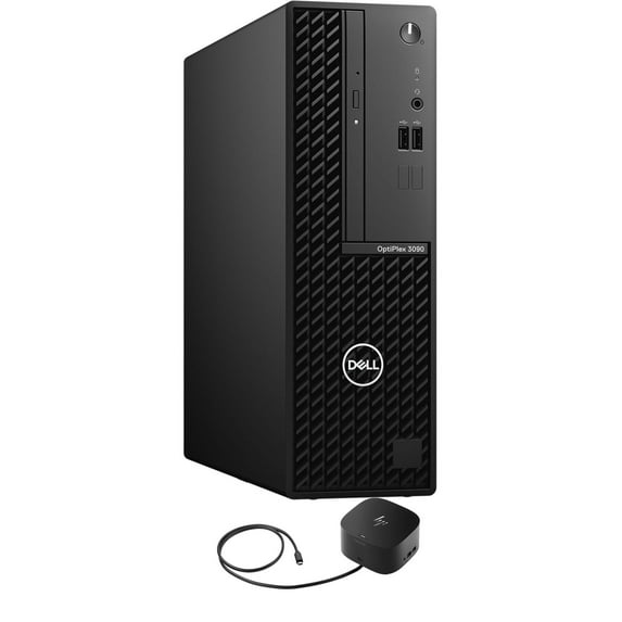 Dell OptiPlex 3090 Home/Business Mini Desktop (Intel i5-10505 6-Core, Intel UHD 630, 8GB RAM, 4TB SATA SSD, USB 3.2, Display Port, Optical Drive, Win 11 Pro) with G2 Universal Dock