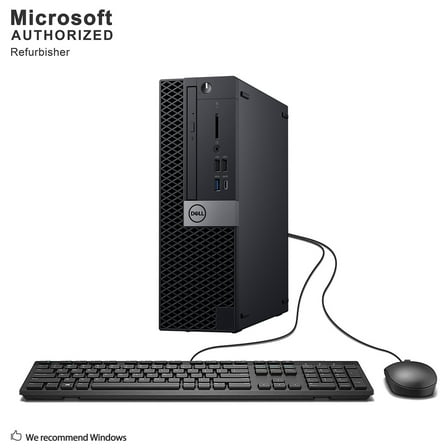 Pre-Owned Dell OptiPlex 5060 SFF High Performance Business Desktop Computer, Intel Six Core i5-8500 up to 4.1GHz, 16G DDR4, 1T, DVD, WiFi, BT, 4K Support, DP, Windows 10 Pro 64 En/Sp/Fr Used Grade A