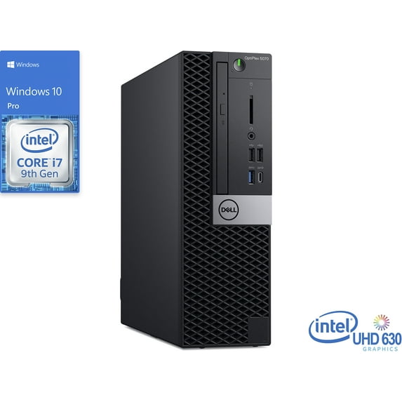 Dell OptiPlex 5070 Desktop, Intel Core i7-9700 Upto 4.7GHz, 64GB RAM, 2TB NVMe SSD, DVDRW, DisplayPort, Wi-Fi, Bluetooth, Windows 10 Pro