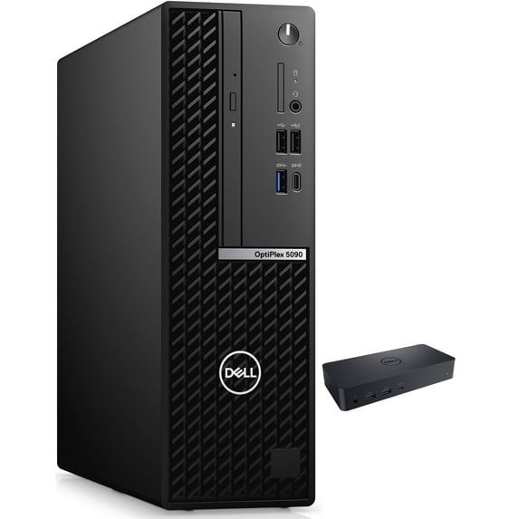 Dell OptiPlex 5090 Home & Business Desktop (Intel i5-11500 6-Core, Intel UHD 750, 32GB RAM, 4TB SATA SSD, Wifi, USB 3.2, Bluetooth, Display Port, Optical Drive, Win 11 Pro) with D6000 Dock