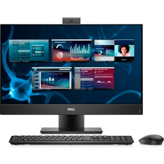 Dell OptiPlex 23.8" Full HD Touchscreen All-In-One Computer, Intel Core i5 i5-10500T, 8GB RAM, 256GB SSD, Windows 10 Pro, 5480