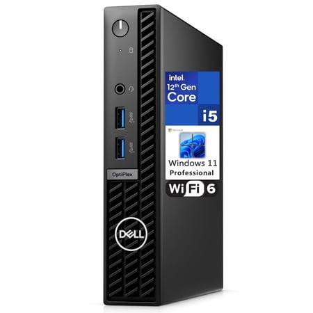 Dell OptiPlex 7000 7010 MFF 1.2L Micro Form Factor Business Desktop Computer, Intel Hexa-Core i5-12500T (Beat i7-11700T), 16GB DDR4 RAM, 1TB PCIe SSD, WiFi 6, Bluetooth, Windows 11 Pro