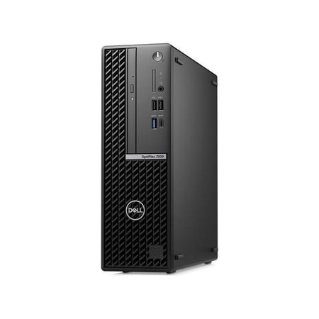 Dell OptiPlex 7000 Desktop Computer - Intel Core i5 12th Gen i5-12500 Hexa-core (6 Core) 3 GHz - 8 GB RAM DDR4 SDRAM - 256 GB M.2 PCI Express NVMe 3.0 x4 SSD - Small Form Factor - Black - Intel Chip -