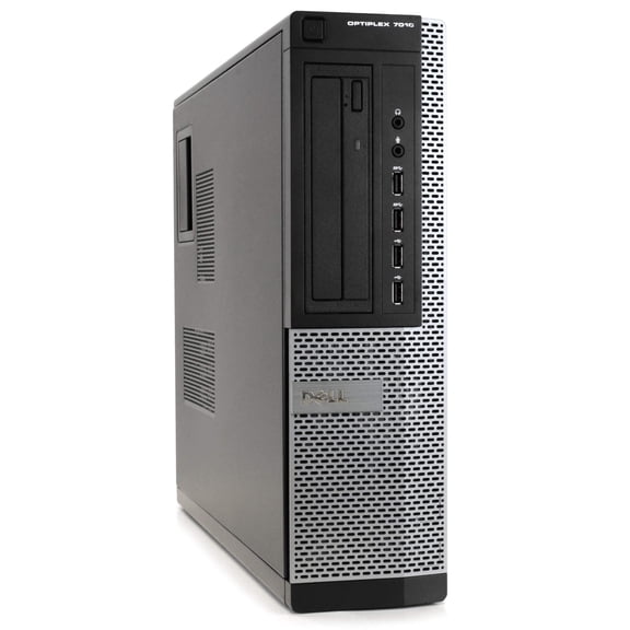 Dell OptiPlex 7010 Desktop Tower Computer, Intel Core i7, 16GB RAM, 2TB HD, DVD-ROM, Windows 10 Professional, Black