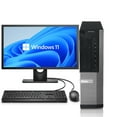 thumbnail image 1 of Pre-Owned Dell OptiPlex 7010 Windows 11 Pro Desktop PC Computer With a Intel i5 Processor 3.0GHz Processor 16GB of Ram 512SSD Hard Drive DVD and Wifi with 19" LCD Monitor - Used, 1 of 1
