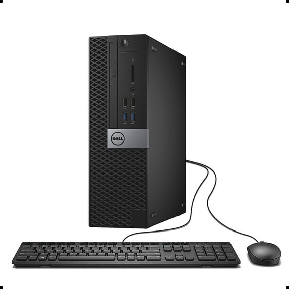 Pre-Owned Dell OptiPlex 7040 SFF High Performance Desktop Computer, Intel Quad Core i5-6500 up to 3.6GHz, 8G DDR4, 512G SSD, DVD, WiFi, BT, 4K Support, DP, HDMI, Win 10 Pro 64 En/Sp/Fr Used Grade A
