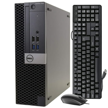 Dell OptiPlex 7040 Small Form Business PC Desktop Computer, Gen 6 Core i5-6500, 16GB DDR4 RAM, 1 TB, Windows 10 Home, HDMI, Dual Displayport, WiFi