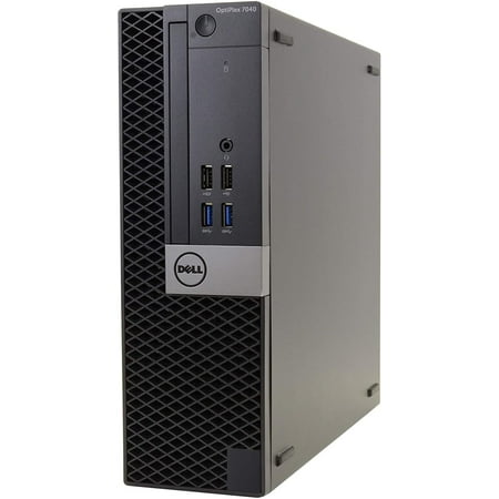 Dell OptiPlex 7040 Small Form Business PC Desktop Computer, Gen 6 Core i5-6500, 16GB DDR4 RAM, 512GB SSD, Windows 10 Pro, HDMI, Dual Displayport, WiFi