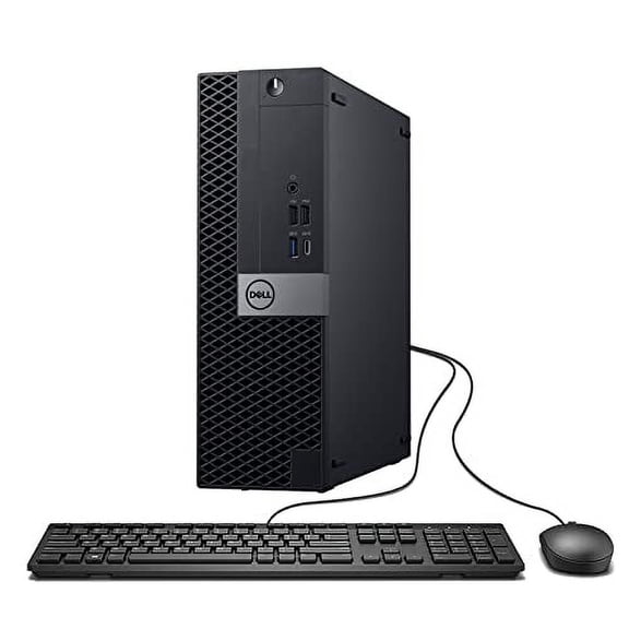 Pre-Owned Dell OptiPlex 7050 Small Form Factor, Intel Core Quad i7 6700 up to 4.0 GHz, 16G DDR4, 1T SSD, 4K Support, WiFi, BT 4.0, DVDRW, DP, HDMI, Win 10 Pro 64-Multi-Language Support En/Sp/Fr