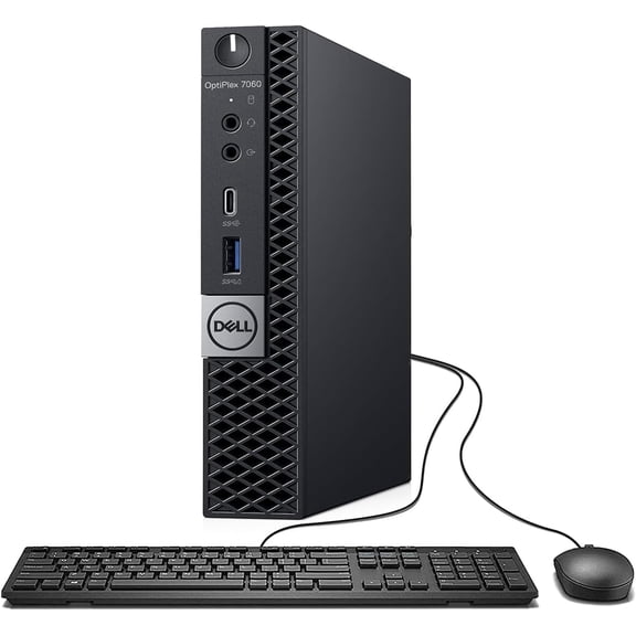 Dell OptiPlex 7060 Micro PC | Intel Core i5-8500T | 8GB RAM | 256GB SSD | Windows 11 Pro | Wi-Fi+ BT | Mini Desktop Computer (8GB RAM + 256GB SSD)