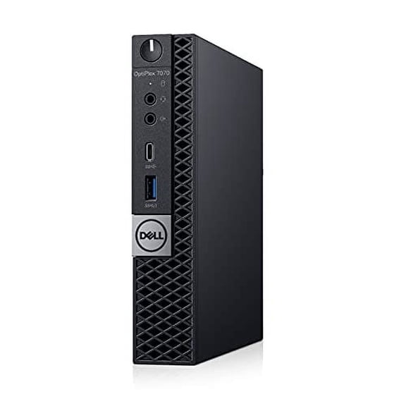 Pre-Owned Dell OptiPlex 7070 Micro Desktop - Intel Core i7 8th Gen - i7-8700 - Six Core 4.6Ghz - 256GB SSD - 16GB RAM - Windows 10 Pro