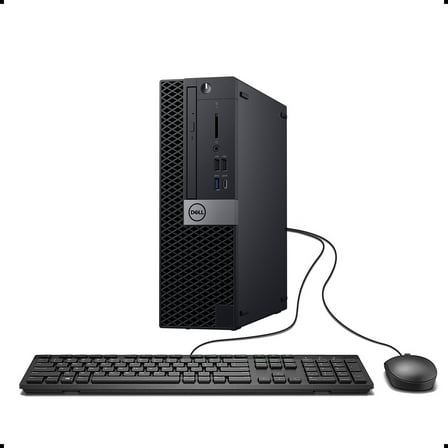 Pre-Owned Dell OptiPlex 7070 SFF High Performance Desktop Computer, Intel Six Core i5-9500 up to 4.4GHz, 16G DDR4, 512G SSD, DVD, WiFi, BT, 4K Support, DP, HDMI, Win 10 Pro 64 En/Sp/Fr Used Grade A