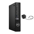 thumbnail image 1 of Dell OptiPlex 7080 XE Micro Home/Business Mini Desktop (Intel i5-10500T 6-Core, Intel UHD, 64GB RAM, 1TB PCIe SSD + 2TB HDD (2.5), Wifi, Win 10 Home) with G5 Essential Dock, 1 of 5