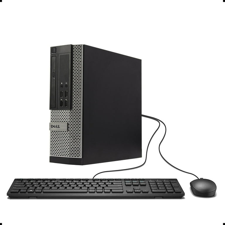 Dell OptiPlex 9010 SFF PC, INTEL CORE I7-3770 3.4GHZ, 8G DDR3, 512G SSD,  VGA, DP, DVD, BT, WIFI, Windows 10 Pro 64 Bit-Multi-Language(EN/ES/FR) Used 