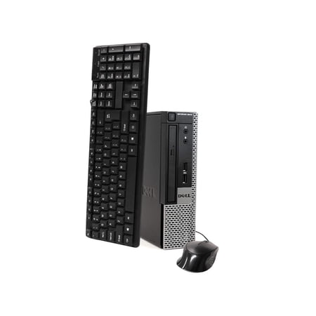 Pre-Owned Dell OptiPlex 9010 Ultra Small Form Factor Desktop Computer PC, 3.2 GHZ Intel Core, i5 Quad Core, 8 RAM, 120 SSD Hard Drive, Windows 10 Professional