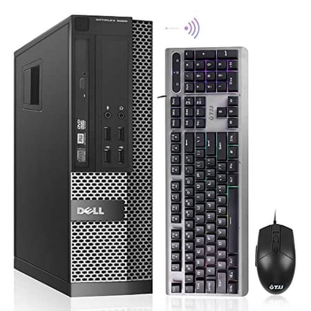 Dell OptiPlex 9020 i7 SFF Desktop Computer,Intel Quad Core i7-4790 up to 4.0GHz, 16GB Ram New 1TB SSD, AX200 Built-in WiFi 6, DVD-RW Dual Monitor Supported, Windows 10 Pro (used)