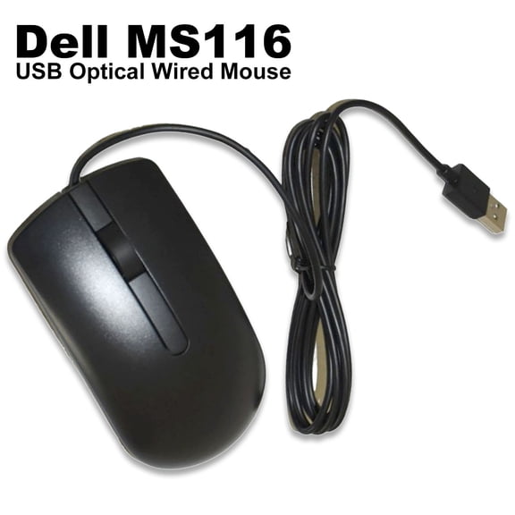 Dell Optical 3-Button Scroll Wheel USB Mouse 1000 DPI PRDV9 49PR0