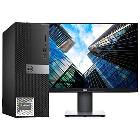 Dell Optiplex 3040 Tower Desktop PC Intel i5-6500 3.2GHz. 16GB DDR3 RAM, 512GBSSD, WiFi, with Dell 24-inch P2419HLCD Windows 10 Pro (Used)