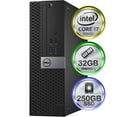 thumbnail image 1 of Dell Optiplex 3050 Desktop Computer | Quad Intel i7 (3.4) | 32GB DDR4 RAM | 250GB SSD Solid State | Windows 10 Professional | Home or Office PC, 1 of 5