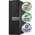 thumbnail image 1 of Dell Optiplex 3050, Intel i5 Quad-Core, 16GB RAM, 250GB SSD, Windows 10 Pro, Wi-Fi 5 (Refurbished), 1 of 5