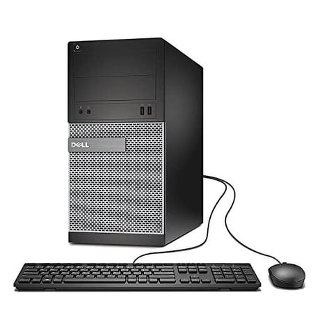 Dell Optiplex 390 Tower Business High Performance Desktop Computer PC Wi-Fi (Intel Quad-Core i5-2400 up to 3.4GHz, 8GB DDR3 Memory, 2TB HDD, DVD, Windows 10 Pro 64-bit HDMI (Usedd)