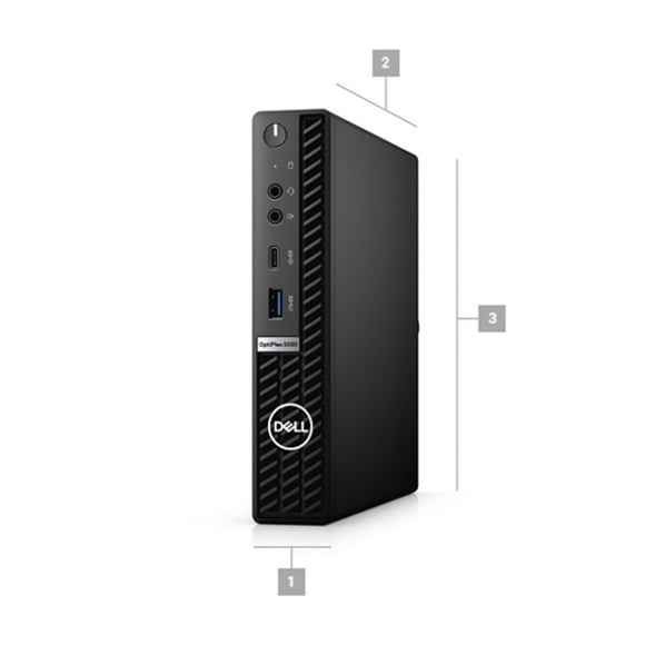 Dell Optiplex 5000 5090 Micro Tower Desktop (2021) | Core Pentium Gold - 256GB SSD - 16GB RAM | Cores