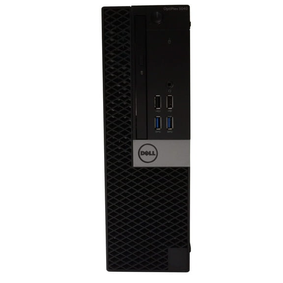 Pre-Owned Dell Optiplex 5040 Desktop Computer PC, 3.20 GHz Intel i5 Quad Core Gen 6, 8GB DDR3 RAM, 240GB SSD Hard Drive, Windows 10 Home 64 bit, No Screen Screen Used