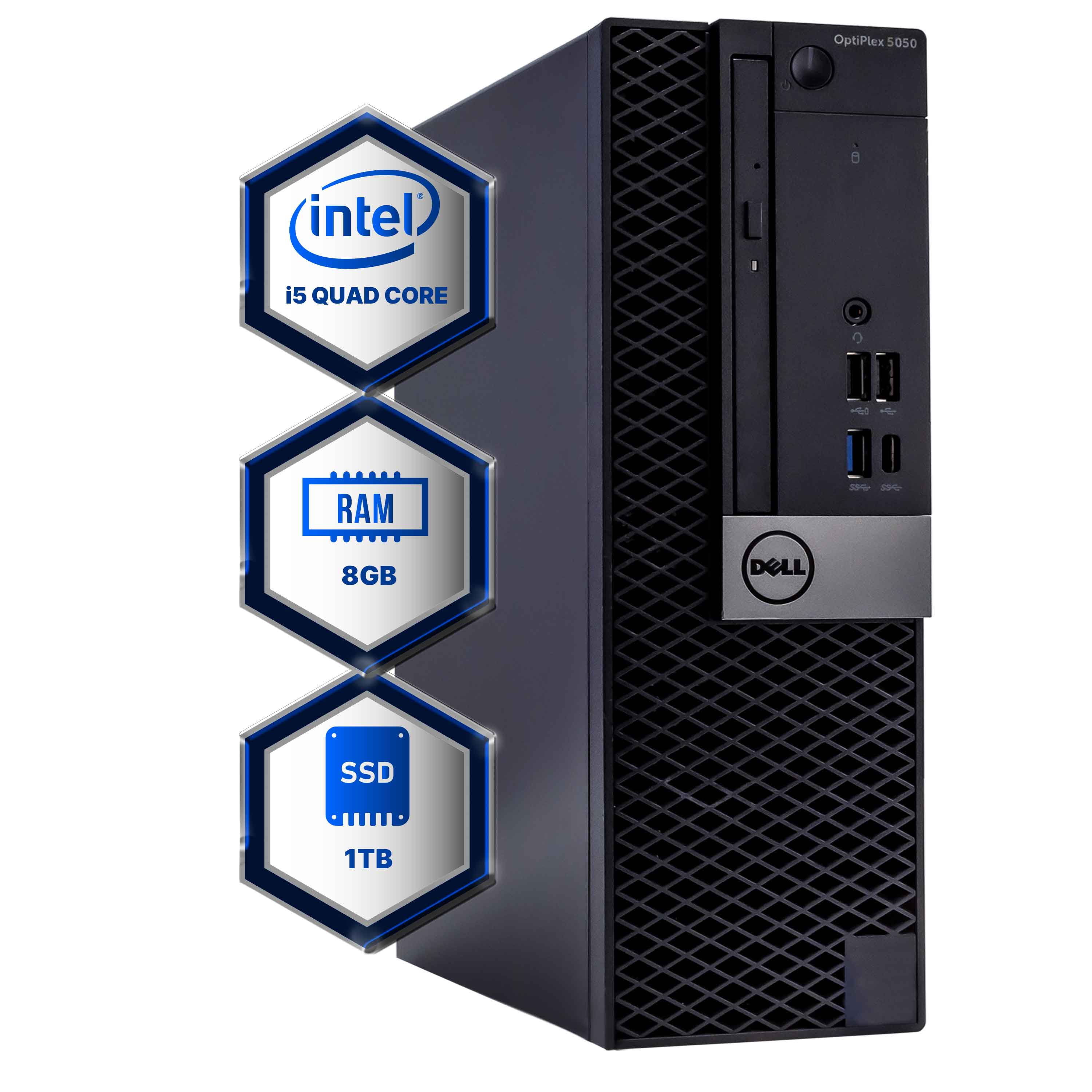 Windowsデスクトップ Win11 Core i5 DELL OPTIPLEX 5050 SSD 8GB Dell Optiplex 5050 Desktop Computer | Quad Core Intel i5 (3.2