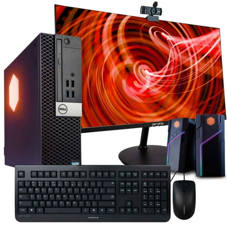 Dell Optiplex 5050 (RGB) Desktop Computer - Quad Core Intel i7 (3.4) | 16GB DDR4 RAM | 500GB SSD Solid State | Windows 10 Professional | New 22in LCD Monitor | Home or Office PC