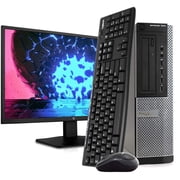 Dell Optiplex 7010 Desktop Computer PC, 3.20 GHz Intel i5 Quad Core Gen 3, 8GB DDR3 RAM, 500GB SSD Hard Drive, 24" LCD, Windows 10 Pro 64-Bit, Wi-Fi