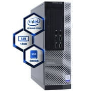 Dell Optiplex 7020 Desktop Computer | Quad Core Intel i5 (3.2) | 16GB DDR3 RAM | 500GB SSD Solid State | Windows 10 Professional | Home or Office PC