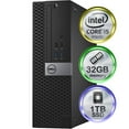 thumbnail image 1 of Restored Dell Optiplex 7040 Desktop Computer | Quad Intel i5 (3.2) | 32GB DDR3 RAM | 1TB SSD Solid State | Windows 10 Professional | Home or Office PC, 1 of 5