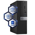 thumbnail image 1 of Restored Dell Optiplex 7050 Desktop Computers, Intel Core i7, 32GB RAM, 250GB SSD, DVD, Black (Refurbished), 1 of 5