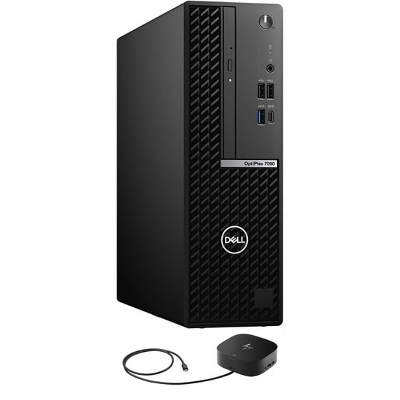 Dell Optiplex 7090 Home/Business Desktop (Intel i7-10700 8-Core, Intel UHD 630, 64GB RAM, 4TB PCIe SSD, USB 3.2, Display Port, Win 10 Pro) with G2 Universal Dock
