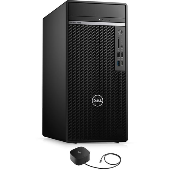 Dell Optiplex 7090 Home/Business Desktop (Intel i7-11700 8-Core, Intel UHD 750, 64GB RAM, 1TB PCIe SSD, USB 3.2, Display Port, Win 10 Home) with G5 Essential Dock