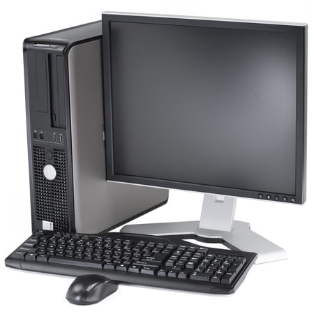 Dell Optiplex 780 Desktop Core 2 Duo Dual Core 3.00Ghz 4Gb 250Gb Dvd Windows 10 Pro 64 Bit 19" Lcd & Wifi