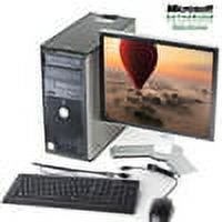 Dell Optiplex 780 Windows 10 Home Premium Desktop PC Tower Core 2 Duo 3.0GHz Processor 8GB RAM 500GB Hard Drive DVD-RW Wifi with a 19" LCD- Computer (Used-Like-New)