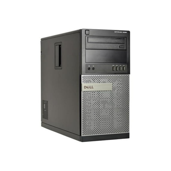 Pre-Owned Dell Optiplex 9020 MT Used PC - Intel Core i7 4790 4th Gen 3.60 GHz 16GB 500GB HDD DVD-RW Windows 10 Pro 64-Bit